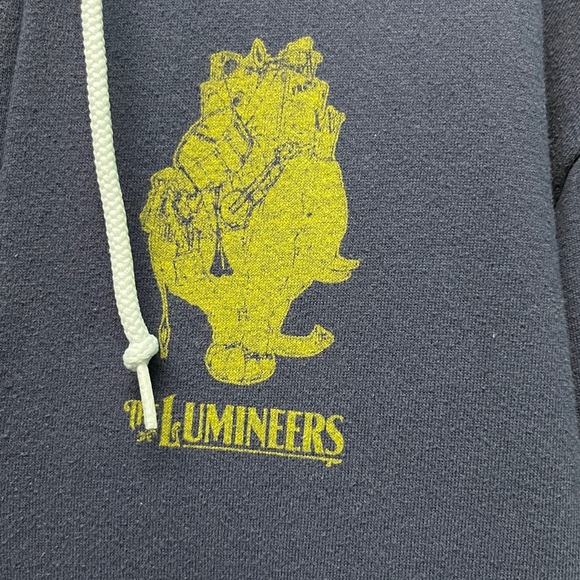 Lumineers Navy Blue Zip-Up Hoodie size XL - Picture 2 of 5